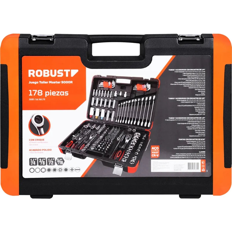 Atornillador DeWalt con Dos Baterías + Regalo: Un Kit de 178 Herramientas ROBUST [¡SÓLO QUEDAN 13 UNIDADES!]