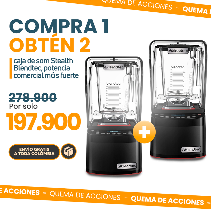 Licuadora Blendtec Stealth | ¡Promoción Solo Hoy!