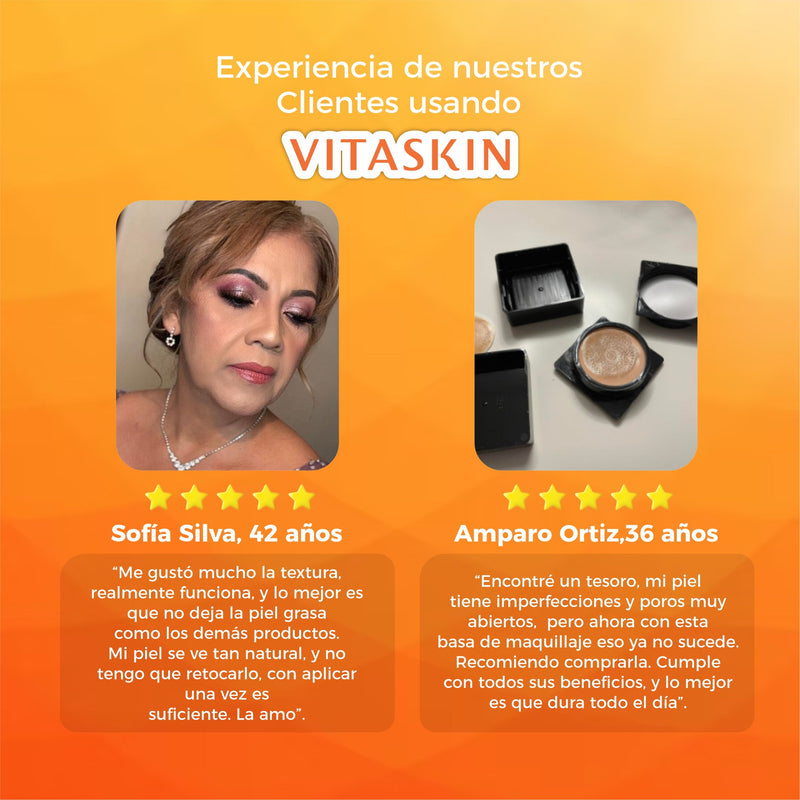 Base de Maquillaje en Crema Anti-Edad - VitaSkin® oferta limitada. (cópia)